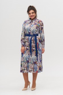 Платье Anelli 1320 фиолетовый #1