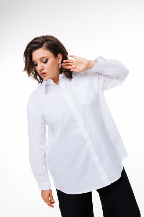 Рубашка Anelli 1412 белый размер 42-62 #3