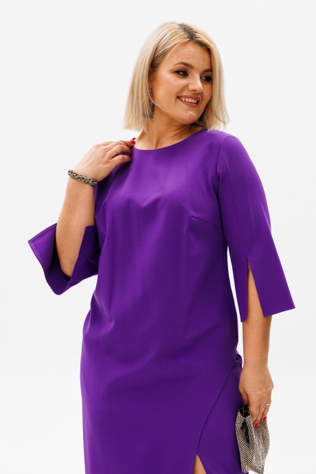 Вечернее платье Anelli 1431.1 фиолет размер 48-58 #2
