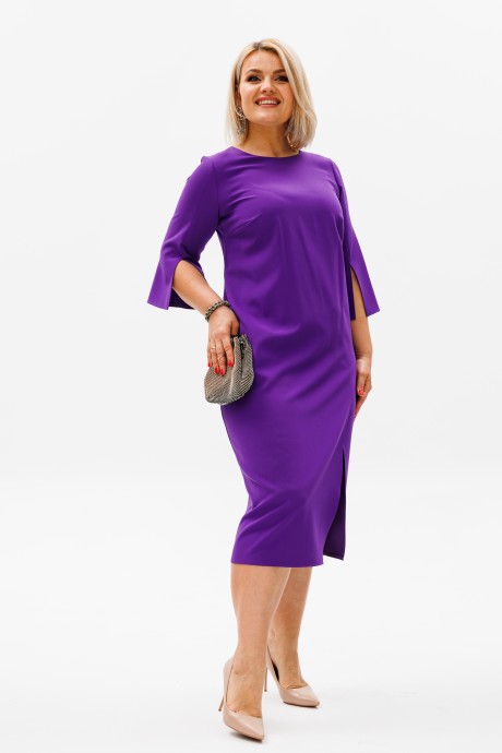 Вечернее платье Anelli 1431.1 фиолет размер 48-58 #4
