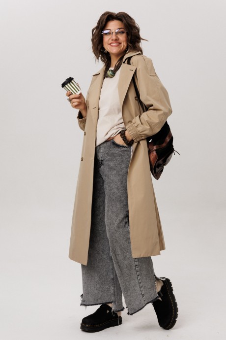 Тренч Anelli 1419 -3 карри размер 52-62 #3