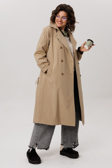 Тренч Anelli 1419 -3 карри размер 52-62 #4