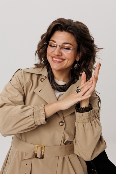 Тренч Anelli 1419 -3 карри размер 52-62 #6