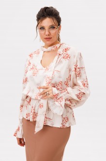Блузка Anelli 1694 рябина #1