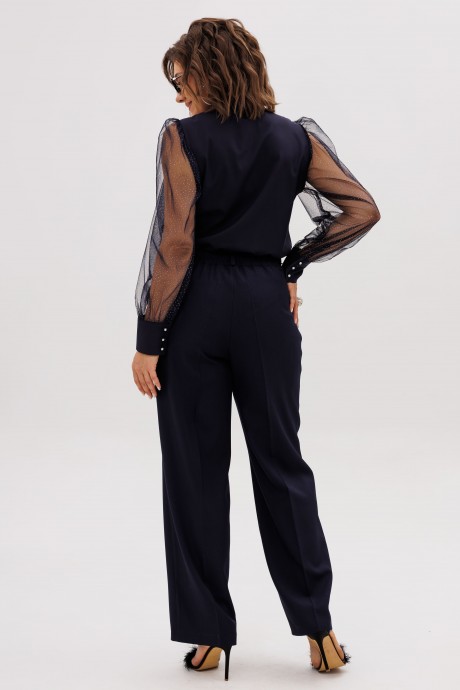 Блузка Anelli 1710 темно-синий размер 44-50 #8