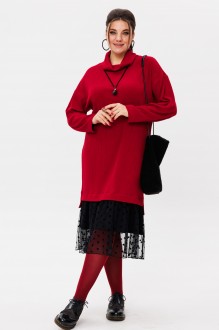 Платье Anelli 1740 двойка красный #1