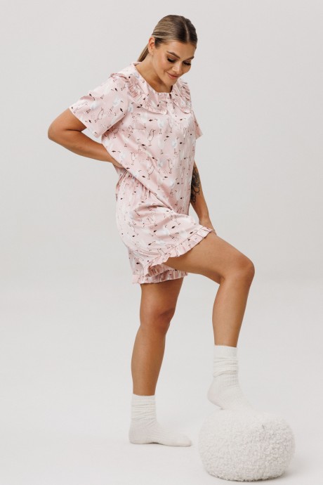 Пижама Anelli 1749 двойка розовый размер 44-52 #6