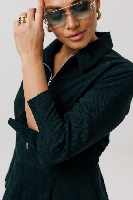 Платье Anelli 1542 темно-зеленый размер 46-52 #9