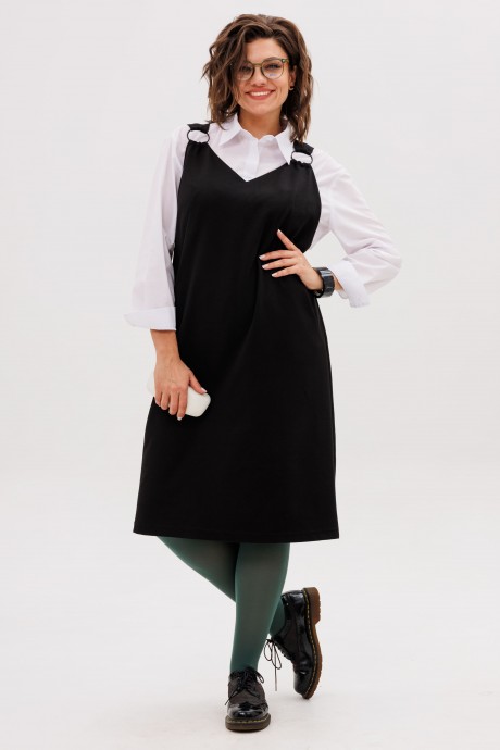 Сарафан Anelli 1711 черный размер 52-62 #1