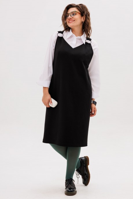 Сарафан Anelli 1711 черный размер 52-62 #2