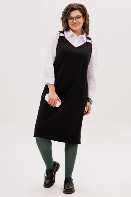 Сарафан Anelli 1711 черный размер 52-62 #3