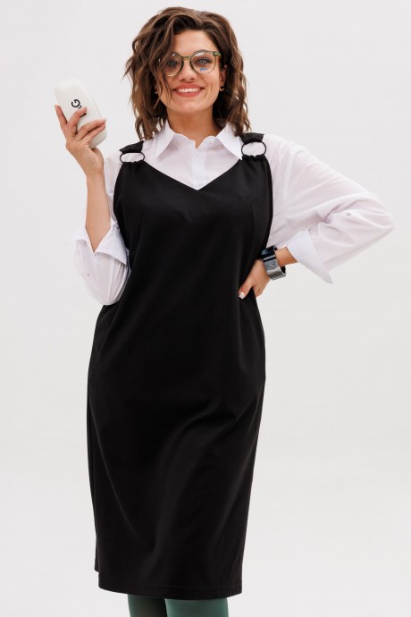 Сарафан Anelli 1711 черный размер 52-62 #5