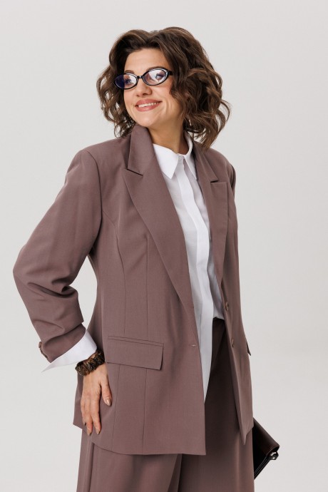 Костюм/комплект Anelli 1742 двойка коричневый размер 48-52 #3