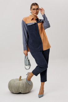 Брюки Anelli 1747 темно-синий #1