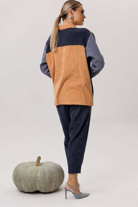 Брюки Anelli 1747 темно-синий размер 44-58 #6