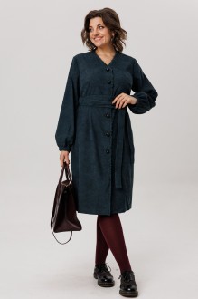 Платье Anelli 1729 темно-бирюзовый #1