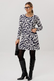 Платье Anelli 1750 синий #1