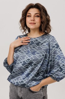 Блузка Anelli 1779 .1 синий