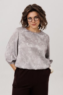 Блузка Anelli 1779 .1 серый