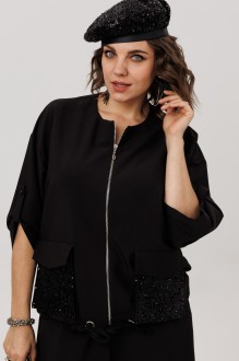 Жакет (пиджак) Anelli 1688 черный