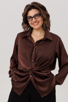 Блузка Anelli 1791 шоколад