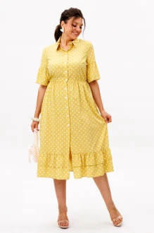 Платье Anelli 1555 желтый