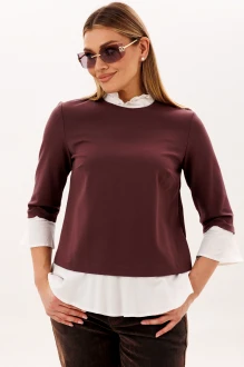 Блузка Anelli 1824 коричневая