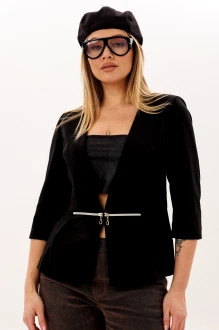 Жакет (пиджак) Anelli 1828 черный