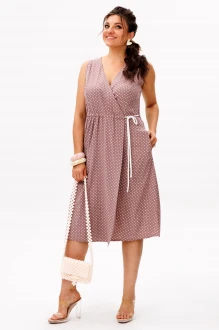 Платье Anelli 1708 .1 коричневое