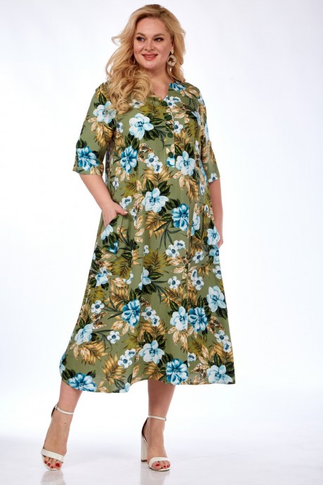 Платье Celentano 5000.1 оливковый размер  #2