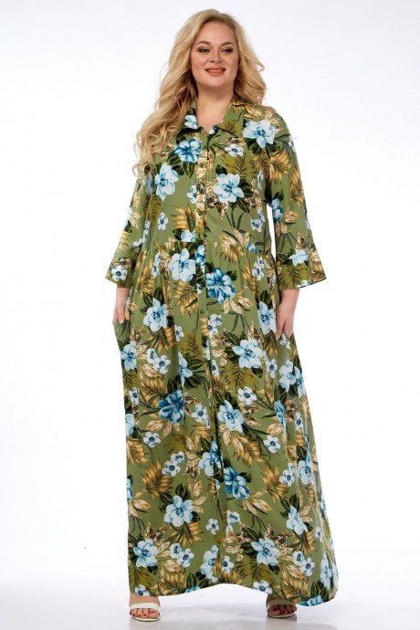 Платье Celentano 5004.1 оливковый размер  #1