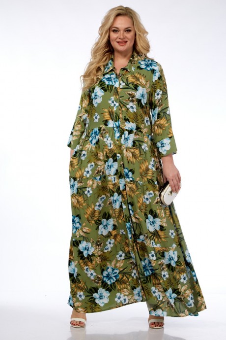 Платье Celentano 5005.1 оливковый размер 42-52 #1