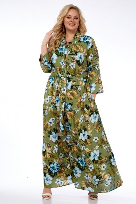 Платье Celentano 5005.1 оливковый размер 42-52 #3
