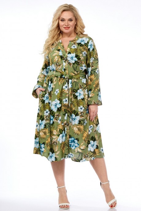 Платье Celentano 5002.2 оливковый размер 54-70 #1