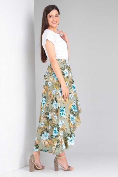 Юбка Celentano 5006 оливковый размер 42-60 #5