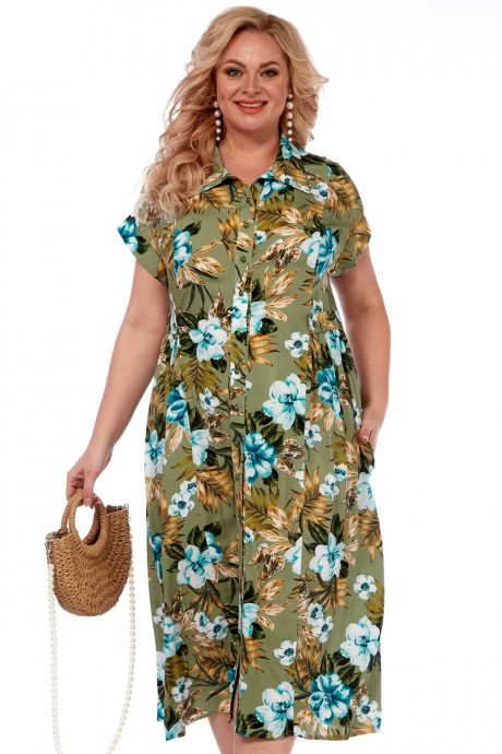 Платье Celentano 5010.1 оливковый размер 42-82 #3