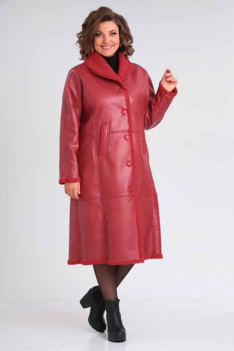 Пальто Celentano 2043.1 алый размер 42-52 #3