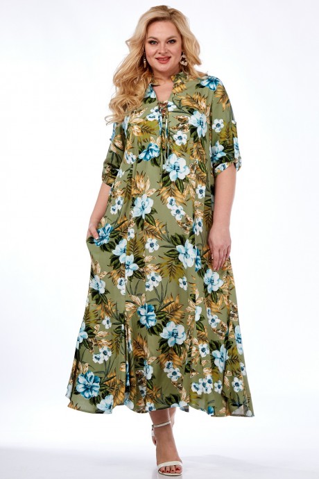 Платье Celentano 5021.1 оливковый размер 42-52 #1