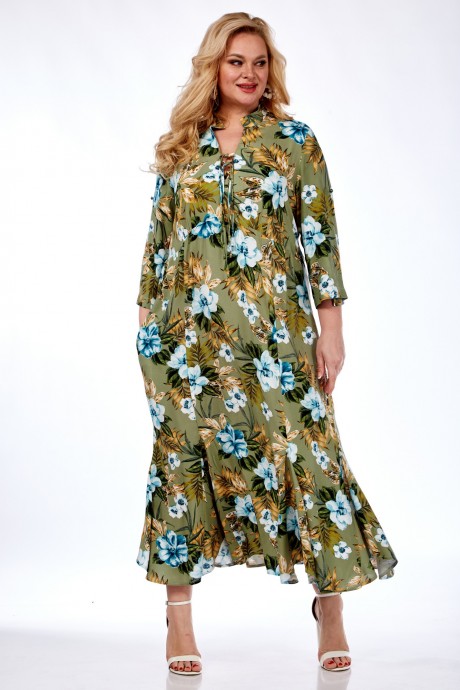 Платье Celentano 5021.1 оливковый размер 42-52 #2