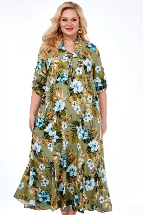 Платье Celentano 5021.1 оливковый размер 42-52 #3