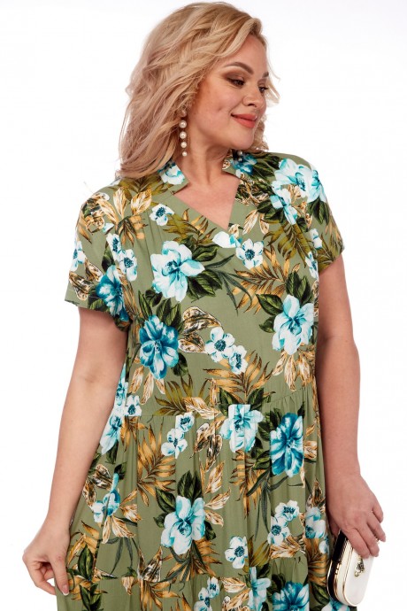 Платье Celentano 5023.2 оливковый размер 42-82 #4