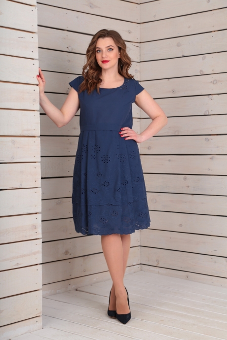 Платье BASAGOR 454 синий размер 50-54 #2
