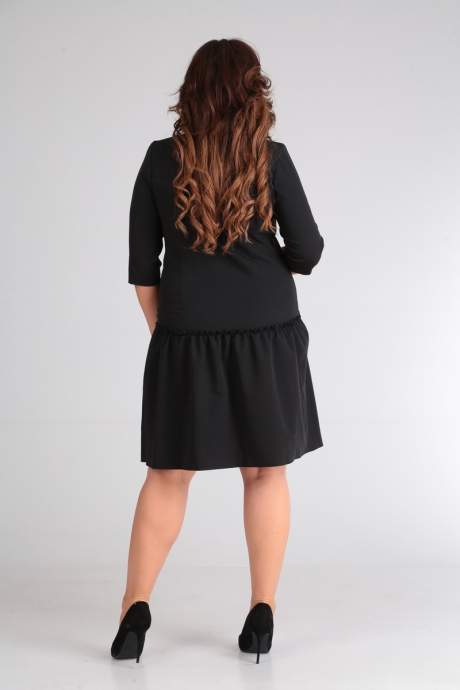 Платье Roksalina 1381 черный размер 46-50 #5