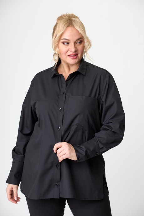 Рубашка Avenue Fashion 0301 черный размер 50-72 #1