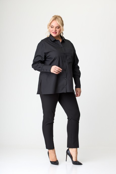 Рубашка Avenue Fashion 0301 черный размер 50-72 #3