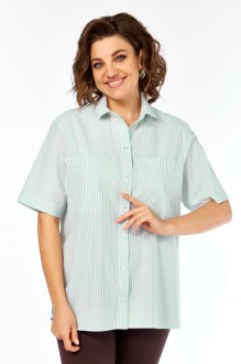 Рубашка Avenue 0338 -5 полоска, зеленый