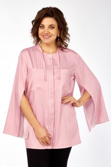 Блузка Avenue 0350 полоска, розовый