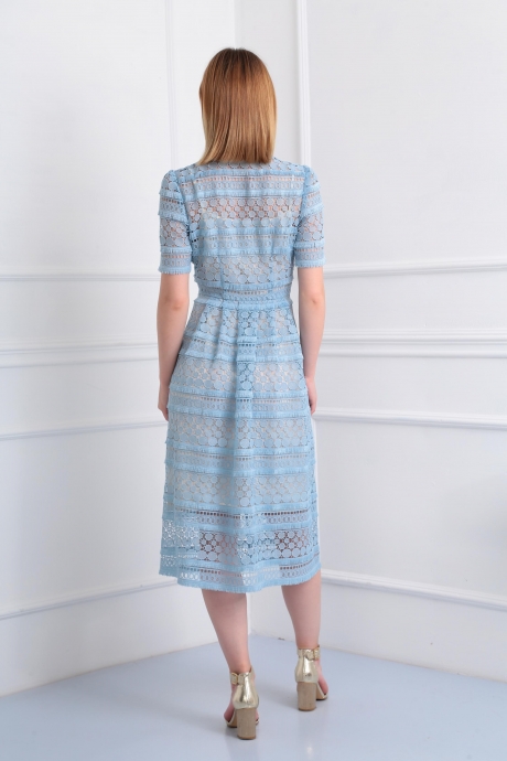 Вечернее платье LM LM 01211 голубой размер 42-48 #4
