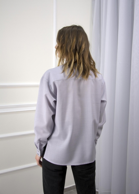 Блузка LM KВ32-1 серый размер 42-54 #4