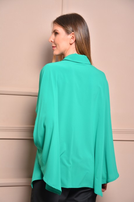 Блузка LM ВТ 5613 зелёный размер 42-60 #3